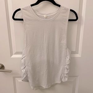 Lululemon tank top with silver in fabric